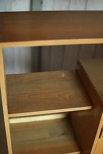 ガラス戸棚×収納棚×小引き出し2段