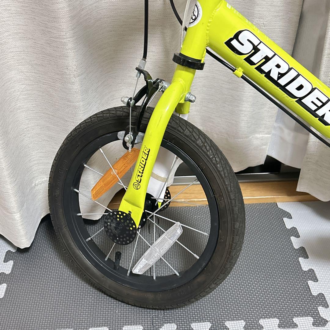 【極美品/希少カラー】STRIDER 14X ライムイエロー/説明書・部品付