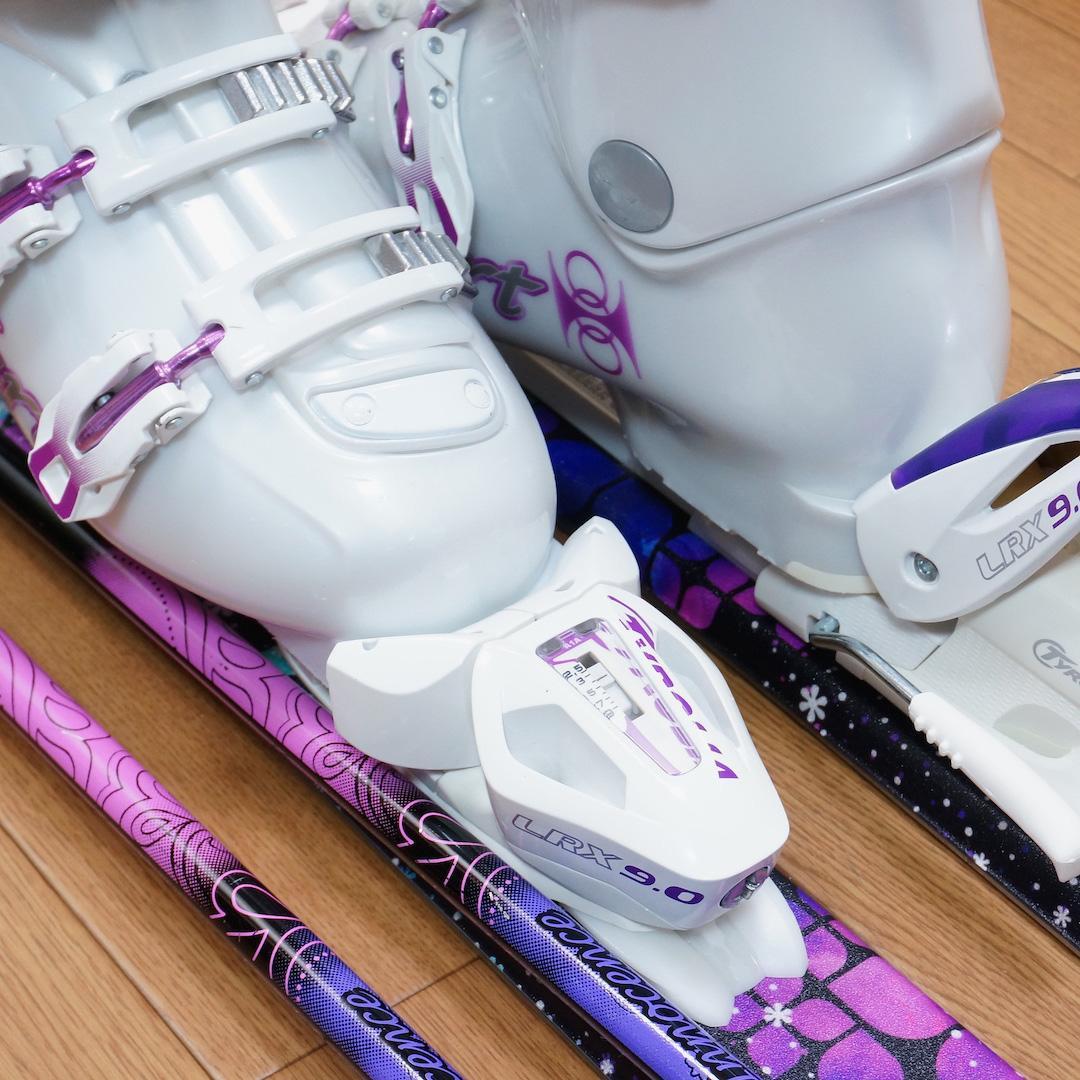 メンテ済 152cm 靴25cm HART レディース スキーセット