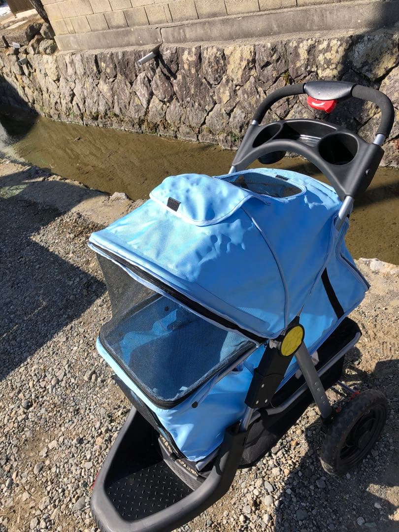 ペットカート ベビーカー バギー 犬 猫 多頭 犬/輪犬ケージ (B36)