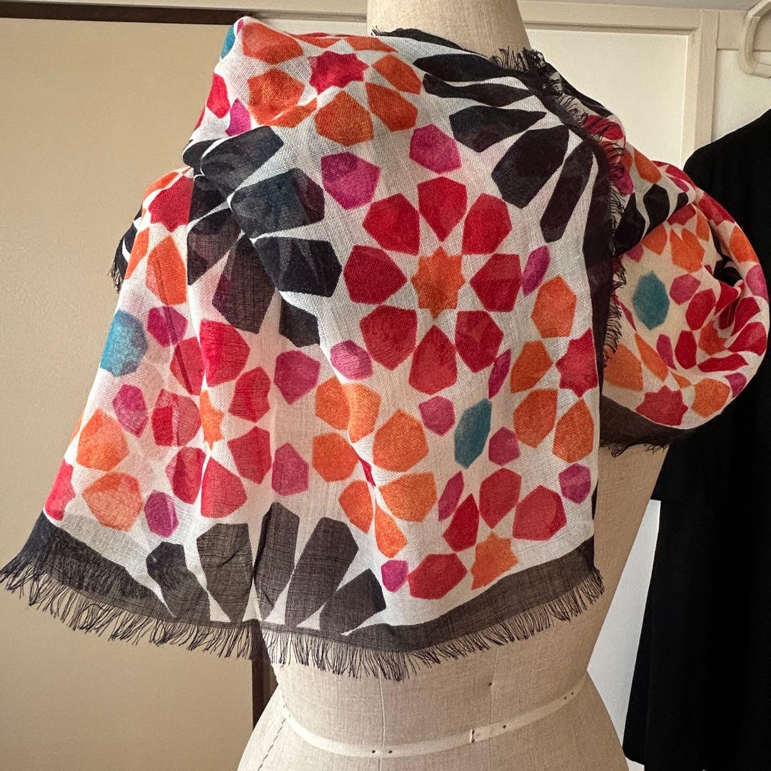 ロエベ ALANDALUS カシミヤsilkのロングスカーフ未使用タグ付き