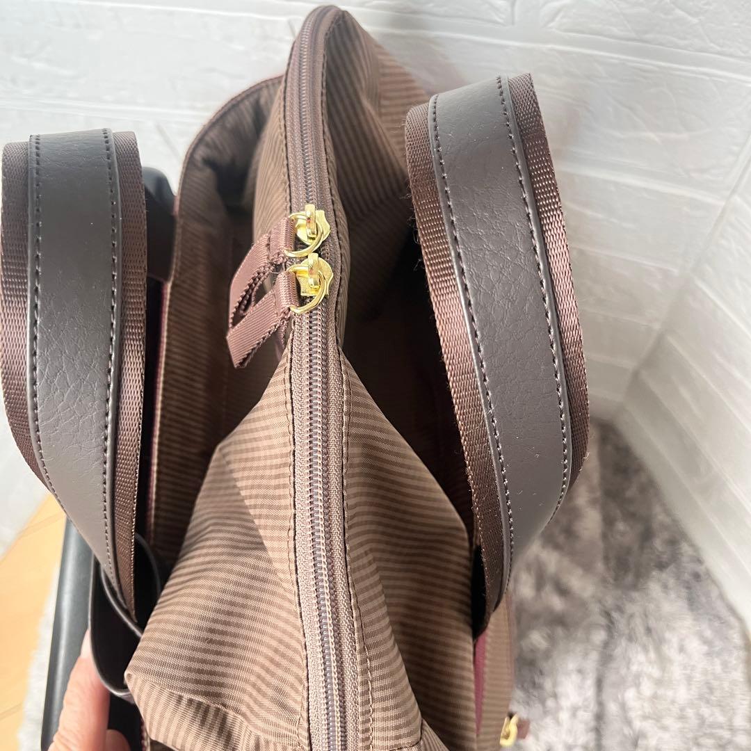 極美品✨スワニー　ルバンドⅢ キャリーケース　ブラウン　リボン