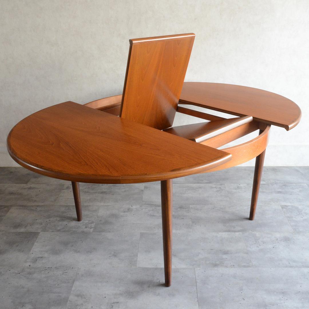 G-PLAN ジープラン エクステンション ラウンド ダイニングテーブル 拡張式