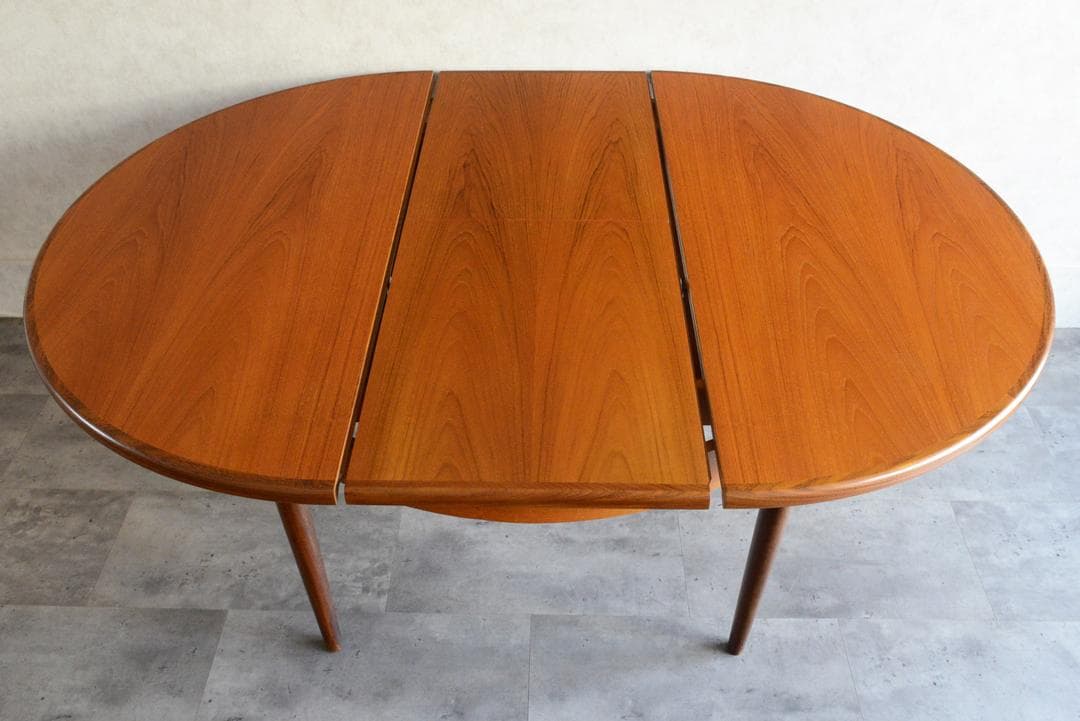 G-PLAN ジープラン エクステンション ラウンド ダイニングテーブル 拡張式