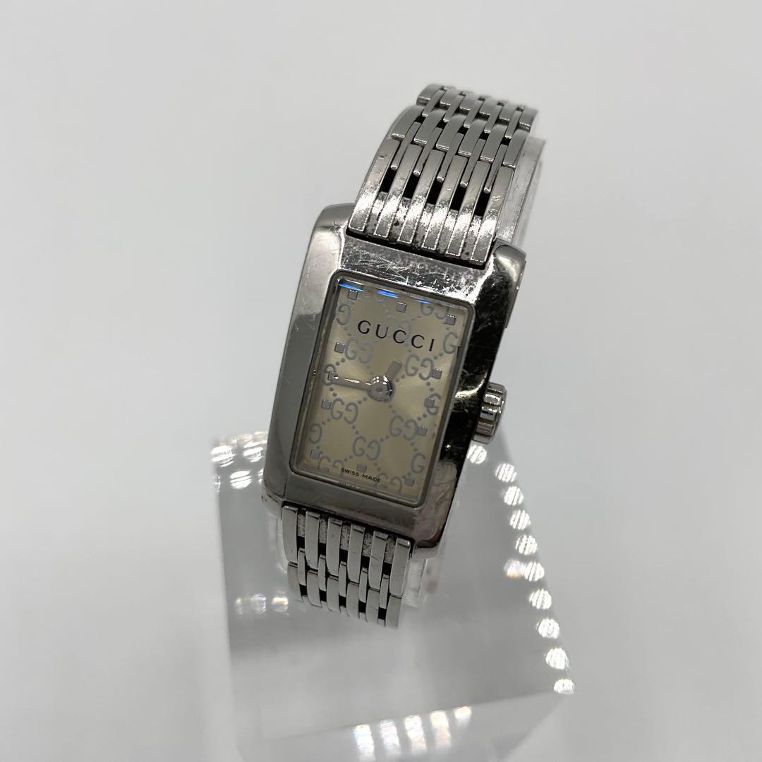 GUCCI グッチ Gメトロ クォーツ 腕時計 8600L シルバー 不動品