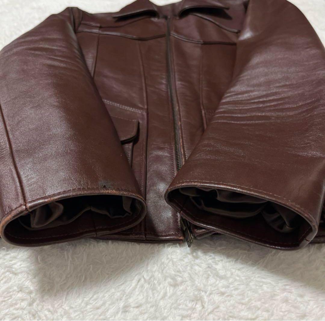 WACKO MARIA Mワコマリア レザージャケット ステアハイド SMOKE