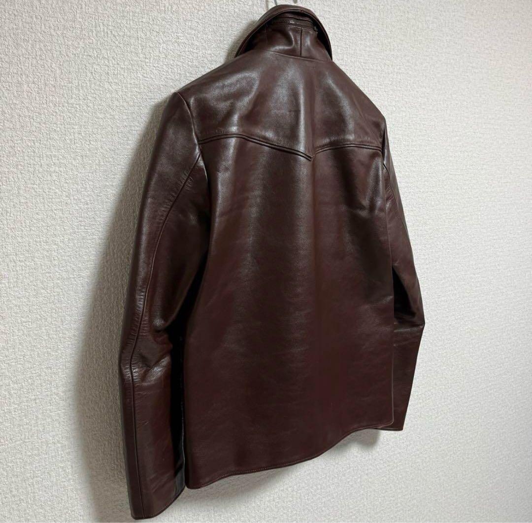 WACKO MARIA Mワコマリア レザージャケット ステアハイド SMOKE