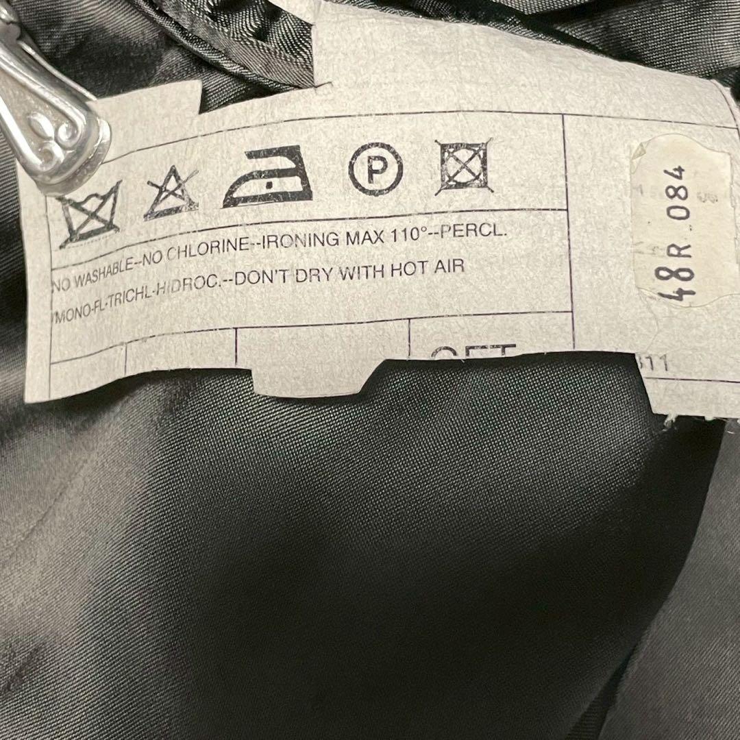 アルマーニコレツォーニ　カシミヤ　トレンチコート　ロング丈コート　ブラック