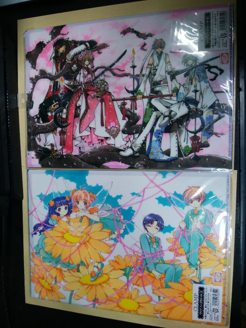 京まふ2014　CLAMP原画展　A4クリアファイル　ファイルセットA.B
