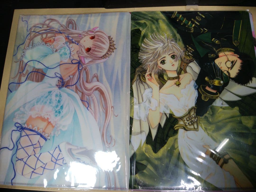 京まふ2014　CLAMP原画展　A4クリアファイル　ファイルセットA.B