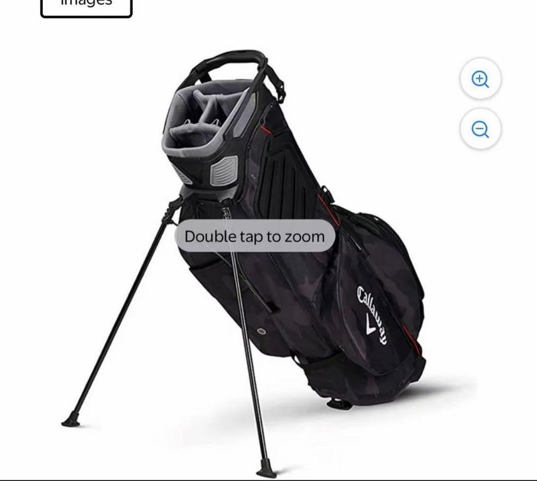 Callaway ゴルフ フェアウェイ プラス スタンドバッグ (ブラック迷彩)