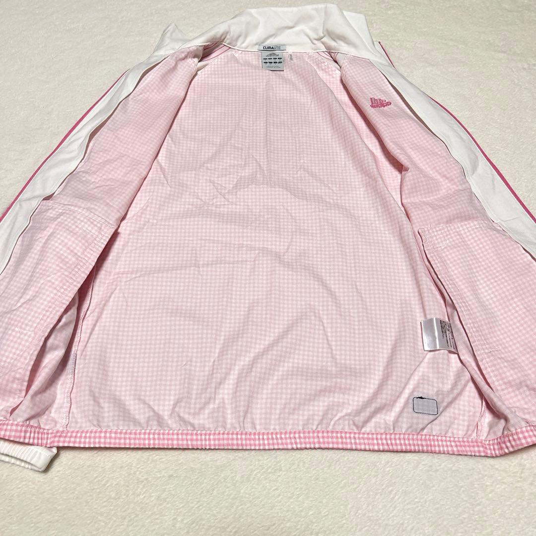 90s adidas アディダス　ジャンパーUV加工　ブルゾン　y2k 上下