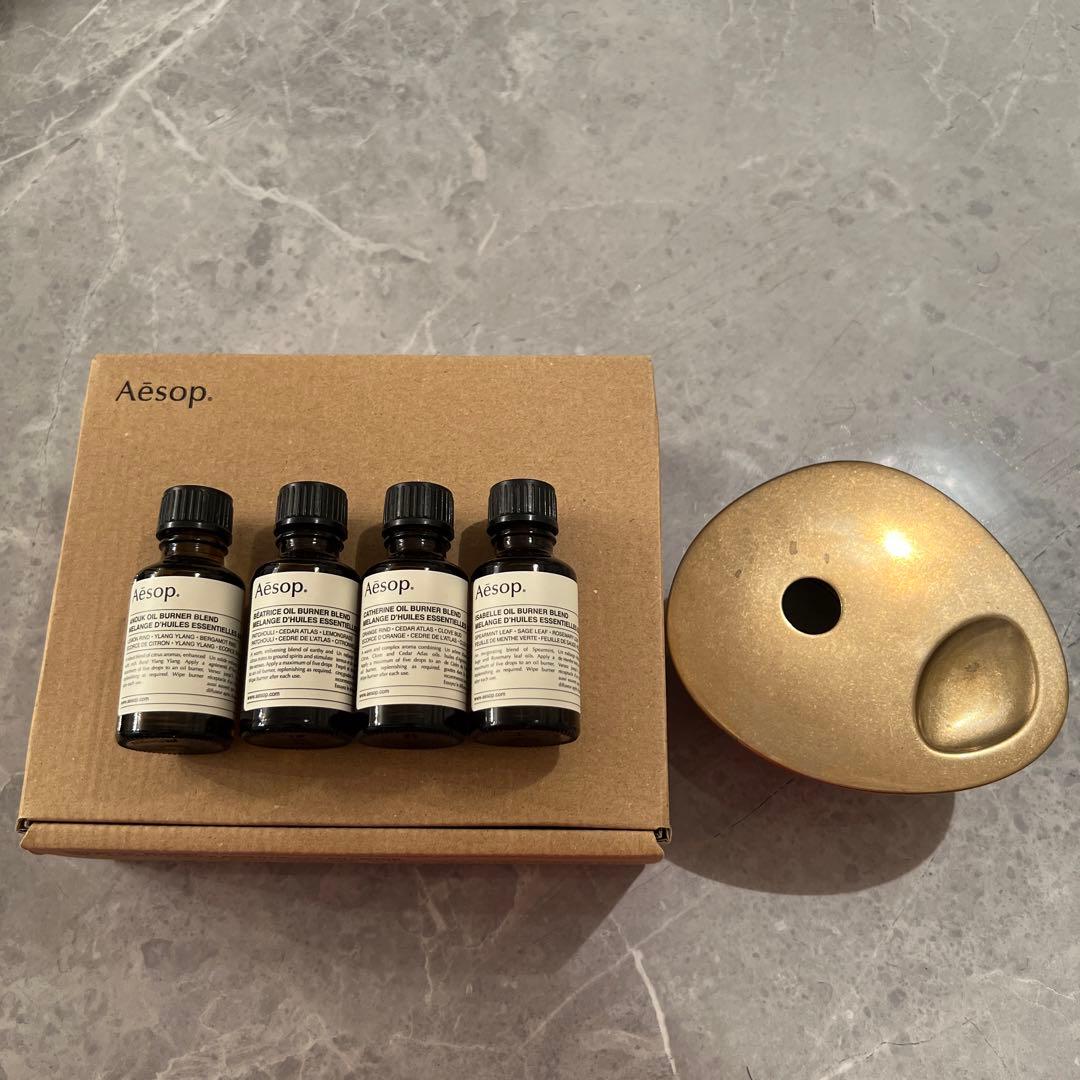 【cocoinu】イソップ オイルバーナー 本体・ブレンド 4種類セット