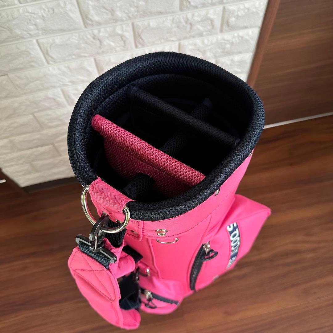 美品 ルコック スポルティフ QQCTJJ05 ピンク キャディバッグ