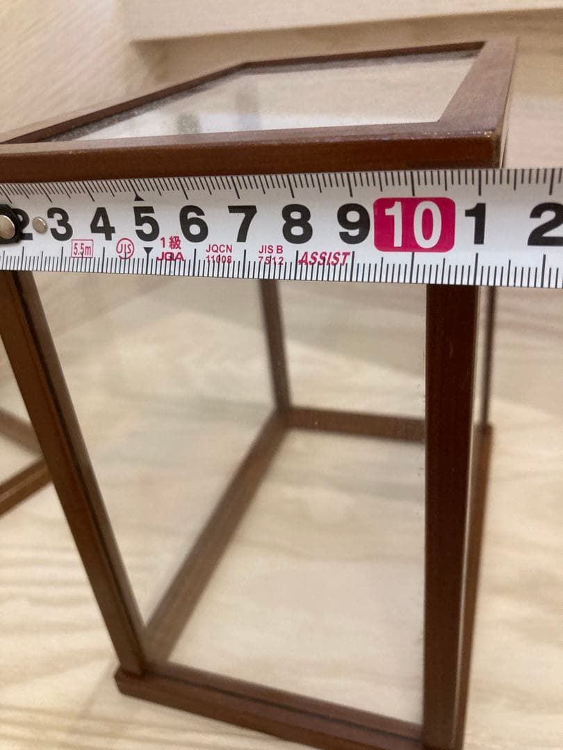 レトロ　ガラスケース 2個セット