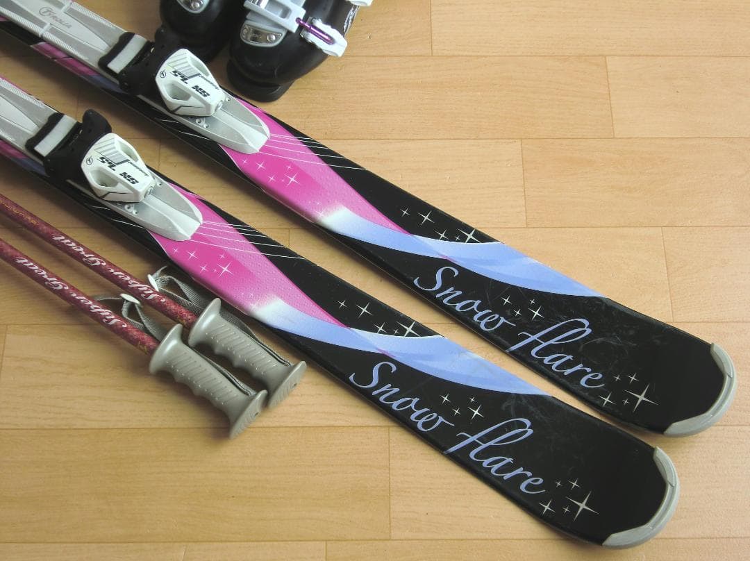 ■■1月限定■送料無料■スワロー■女性用スキーセット■142■メンテ付■■