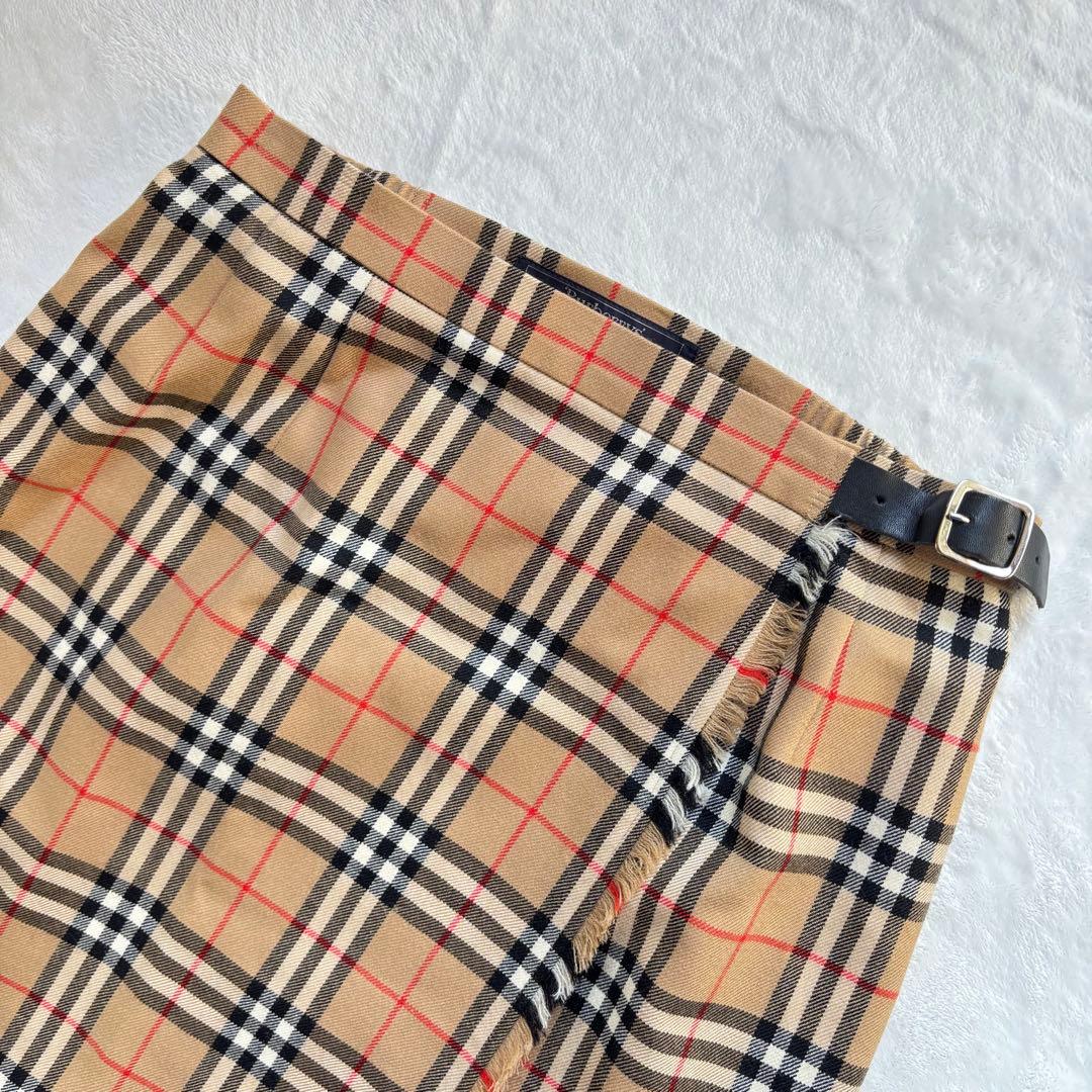 【極美品✨】BURBERRY バーバリー　巻スカート 13号　大きいサイズ