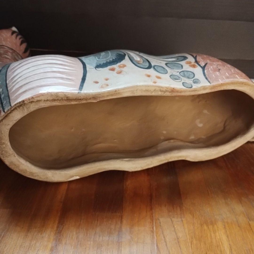 ヴィンテージ メキシコ トナラ焼 ラクダ 陶器 焼物 オブジェ 置物 一点物