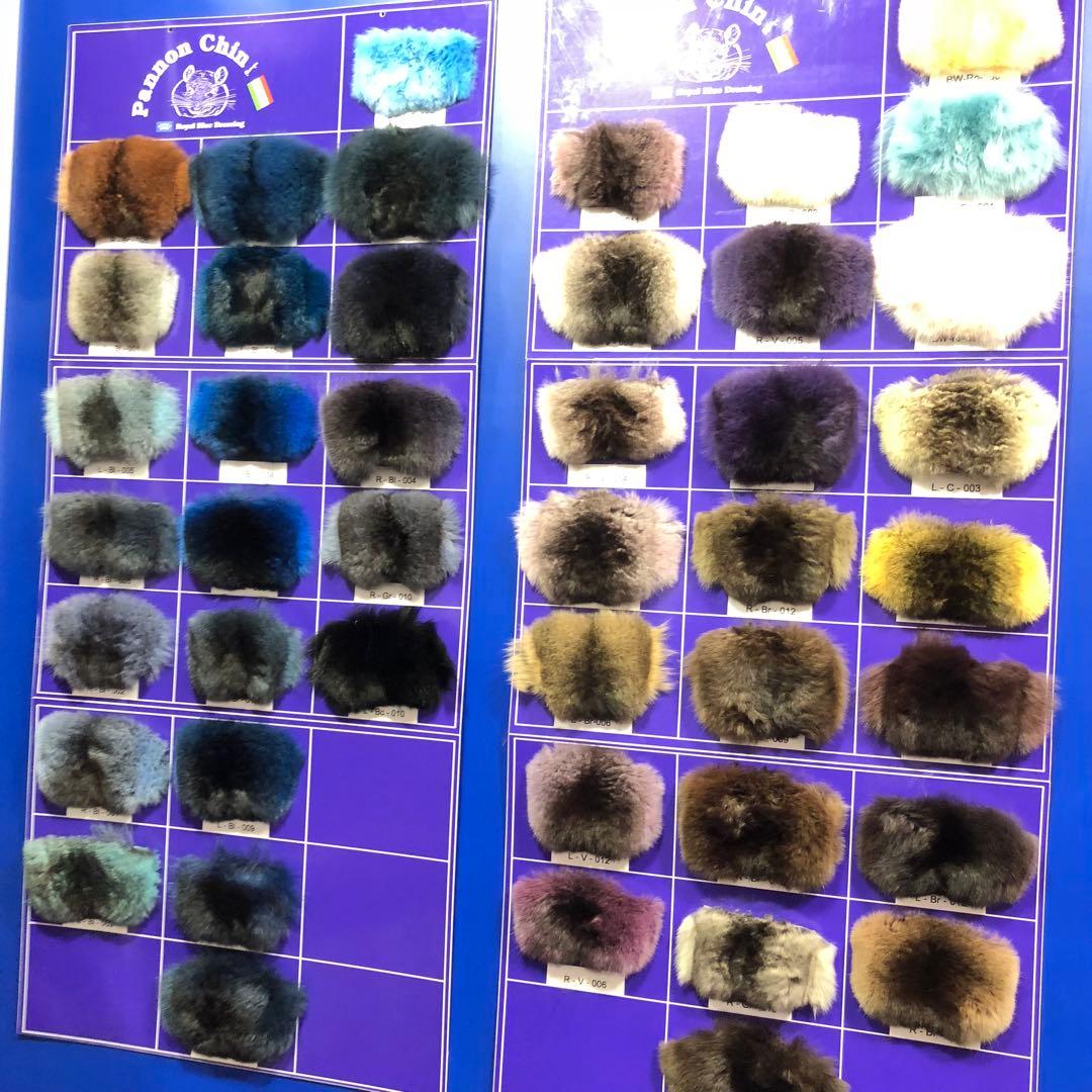 チンチラ　ラウンドカラー／天然色　スヌードタイプ／GAKE日本製❣️