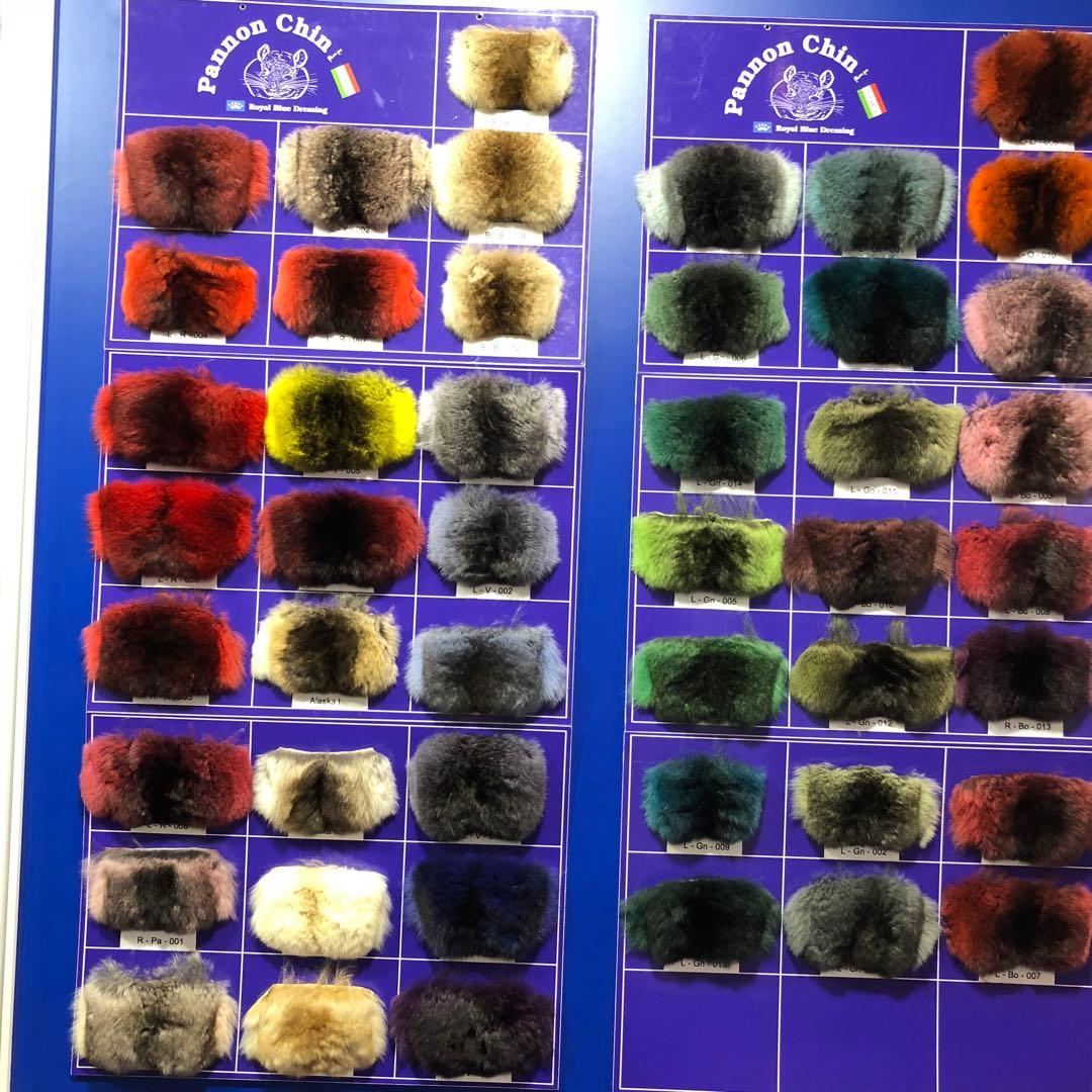 チンチラ　ラウンドカラー／天然色　スヌードタイプ／GAKE日本製❣️