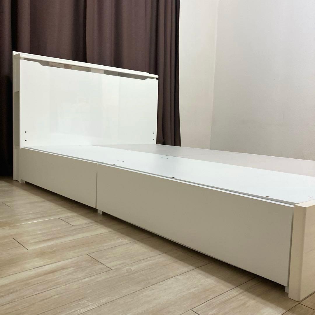 【自社配送エリア限定販売】ニトリ/多機能セミダブルサイズベッドフレーム①