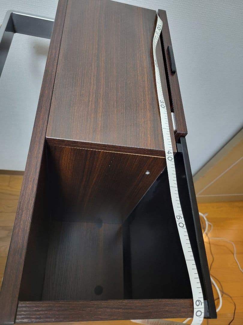 ダークブラウン 木製 センターテーブル 120cm