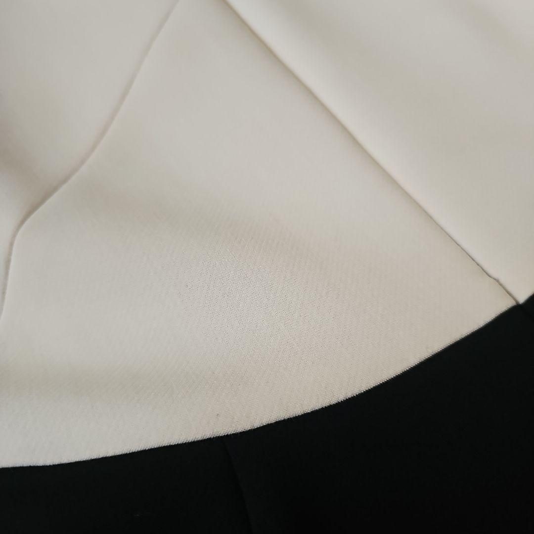 ヨーコチャン　Size36　バイカラー　スカラップワンピース