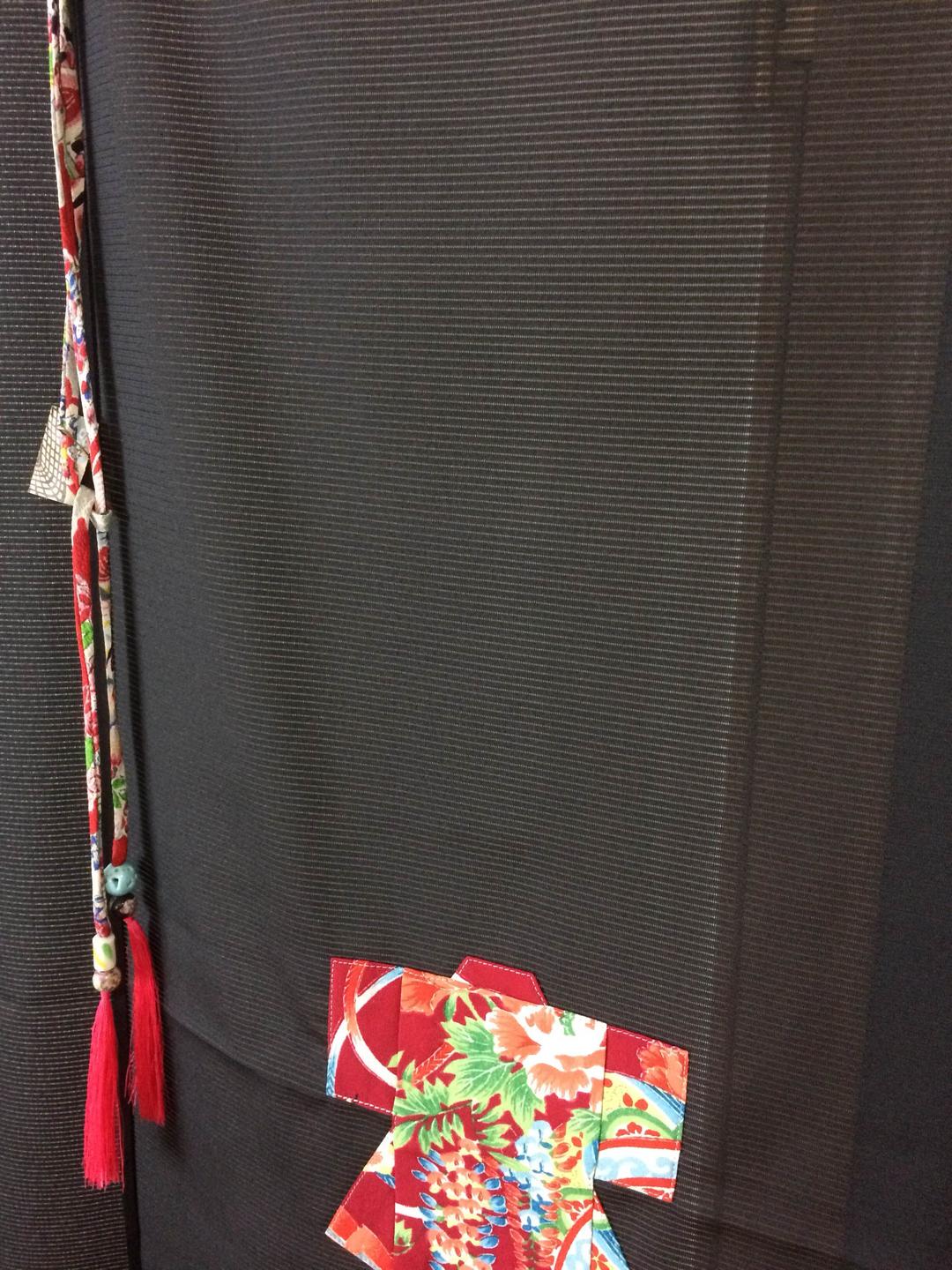 新品 半額以下！シルク　着物パッチワーク　古布　和　のれん