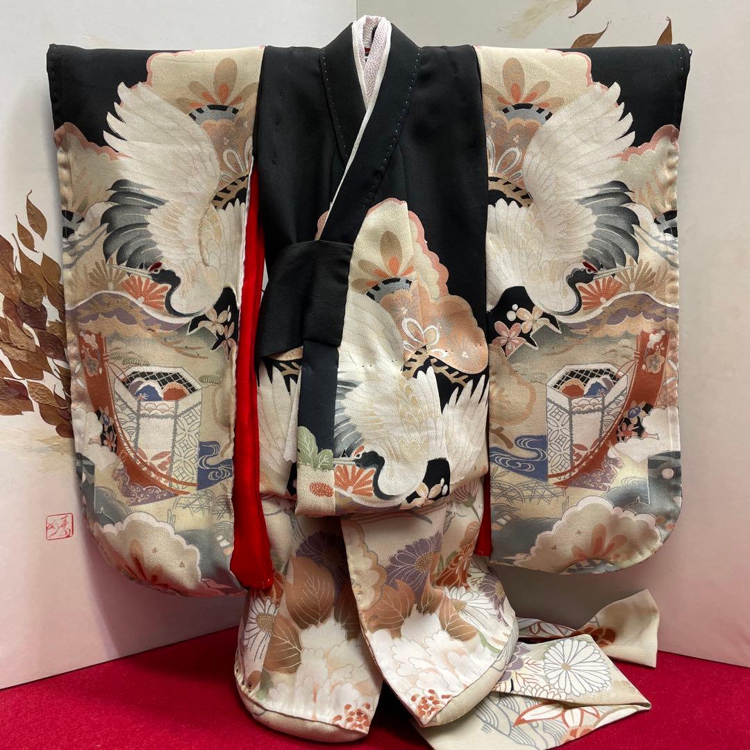 市松人形着物15号&袷長襦袢