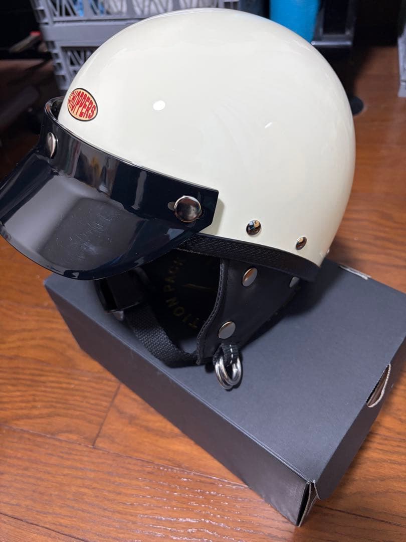 CHOPPERS ジェットヘルメット クリーム色
