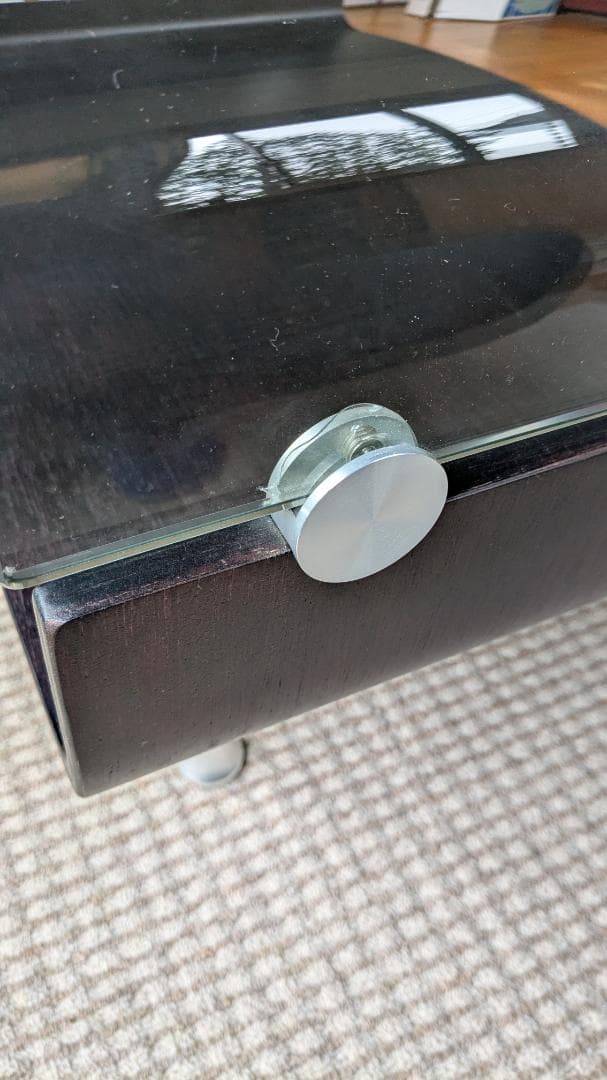 大塚家具　ガラステーブル