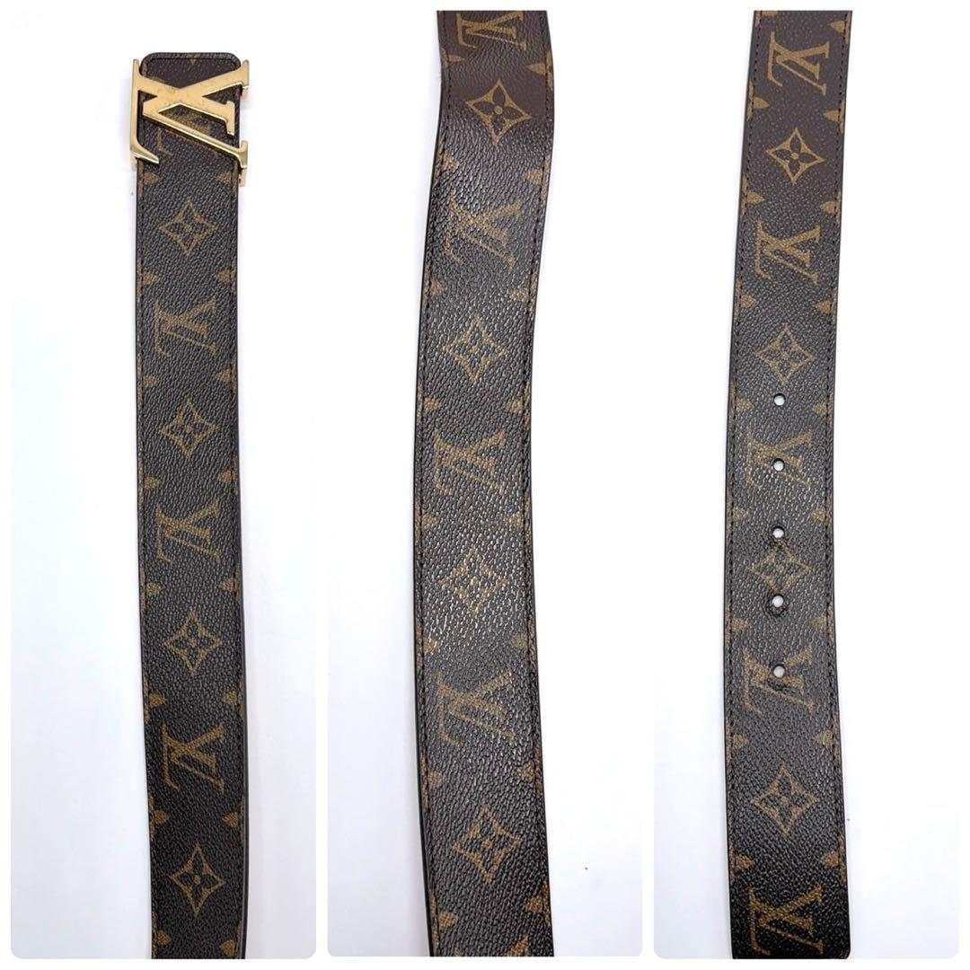 ルイヴィトン　サンチュール　ベルト　モノグラム　LV金具　85/34