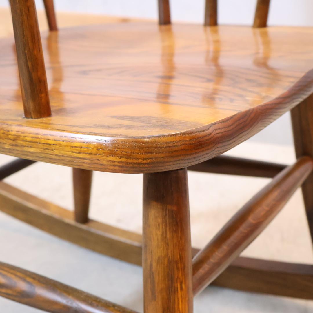 Shin Lee シンリー レッドオーク材 ロッキングチェア クラシカル 揺り