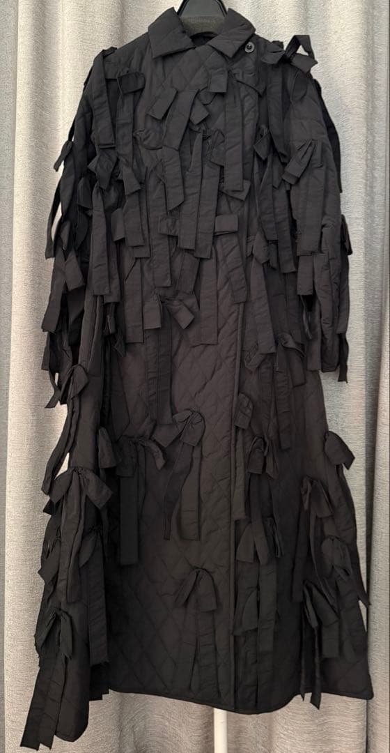 PERNA キルティングリボンコート　 Mサイズ