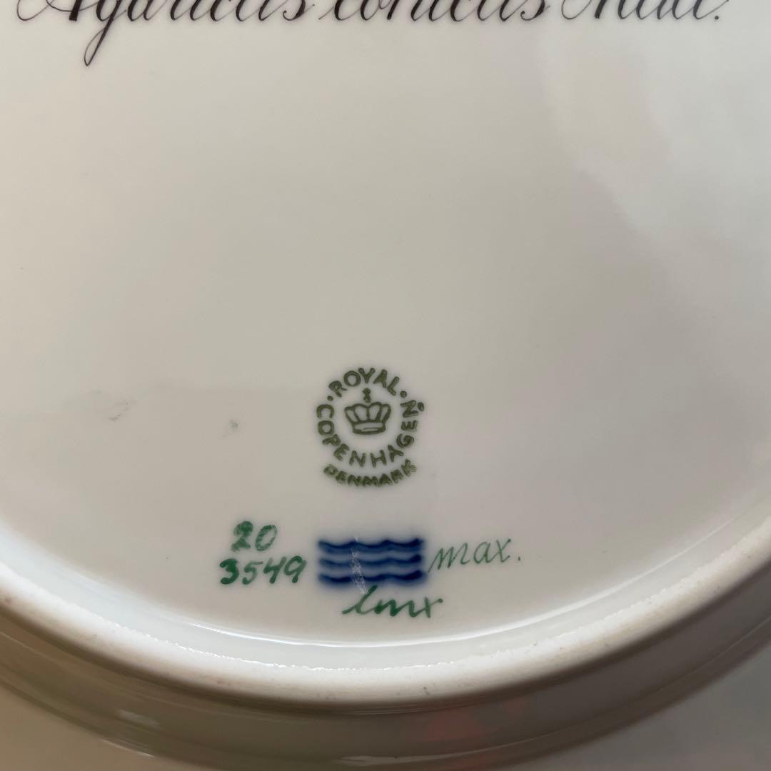 ロイヤルコペンハーゲン　フローラダニカ　大皿25.5cm 新品未使用キノコ柄貴重