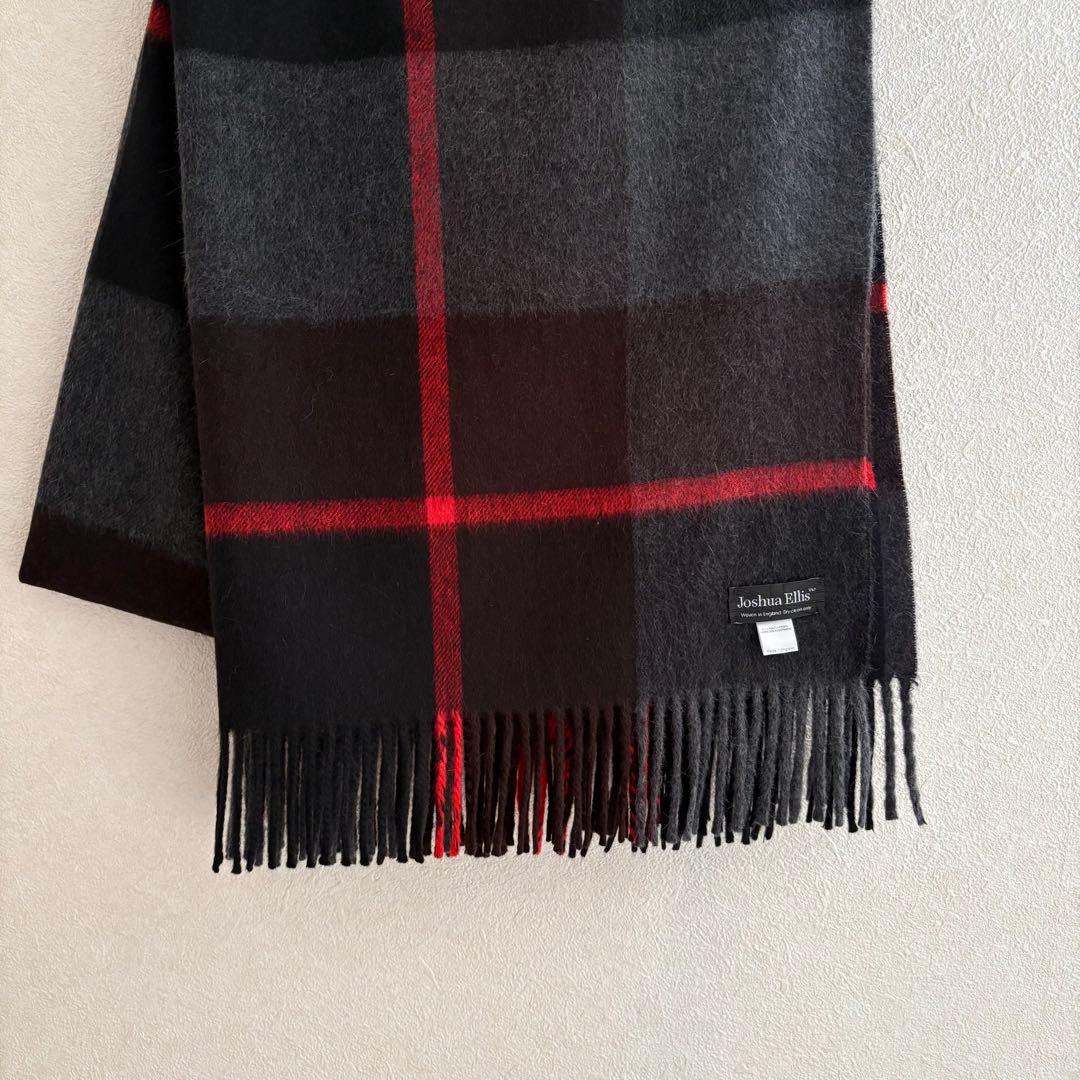 ジョシュアエリス　アンゴラ　ウール　大判　ストール　Joshua Ellis