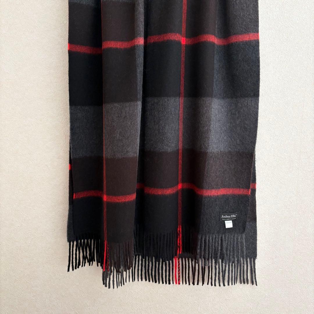 ジョシュアエリス　アンゴラ　ウール　大判　ストール　Joshua Ellis