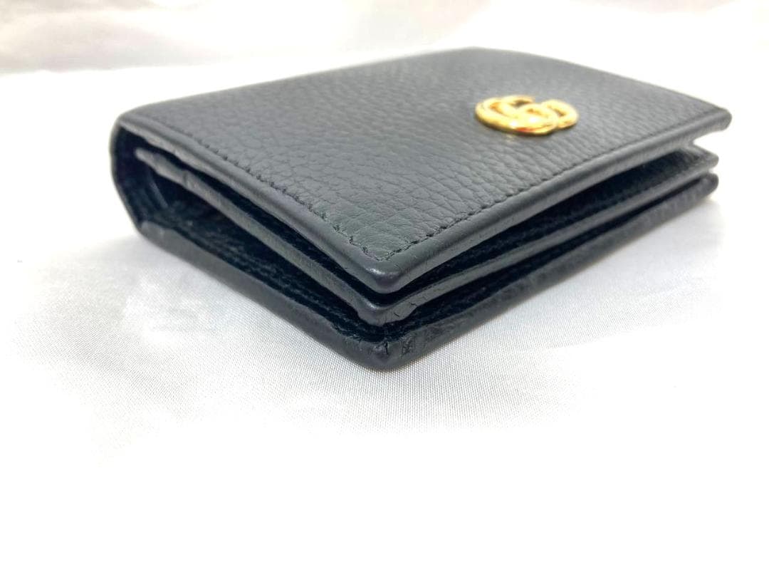♡ 美品 ♡ グッチ GGマーモント 二つ折り財布