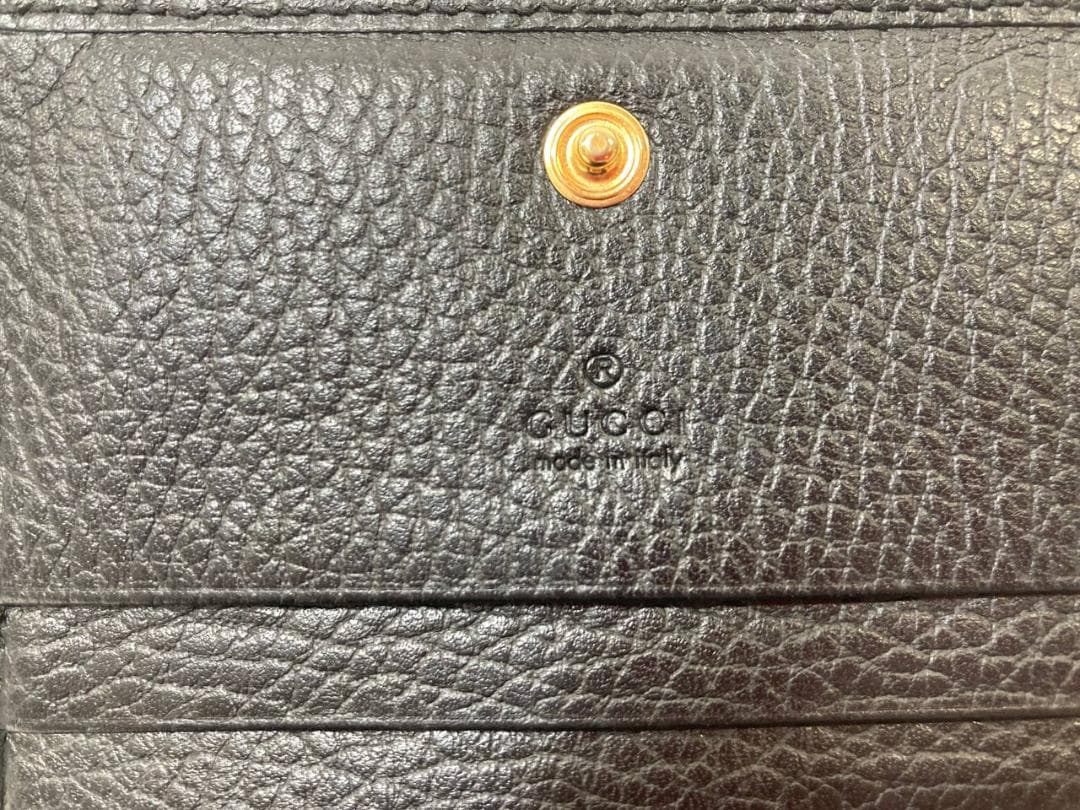 ♡ 美品 ♡ グッチ GGマーモント 二つ折り財布