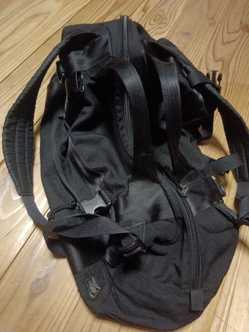 ポーターPORTERブースパックＳブラックボストンバッグ