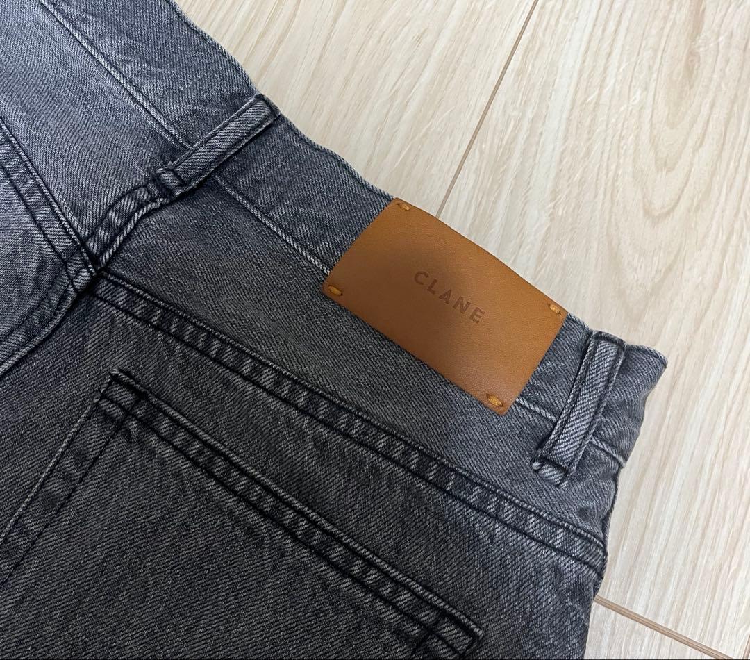 CLANE RING DENIM PANTS グレー 2