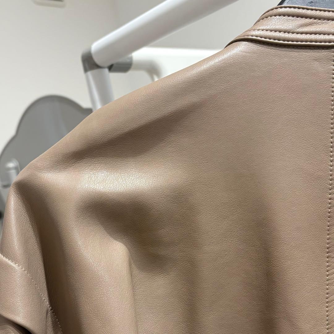 AMERI VINTAGE レトロ フェイク レザー ジャケット