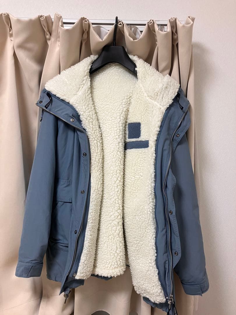 シエラデザイン マウンテンパーカー サックスブルー Ｍ