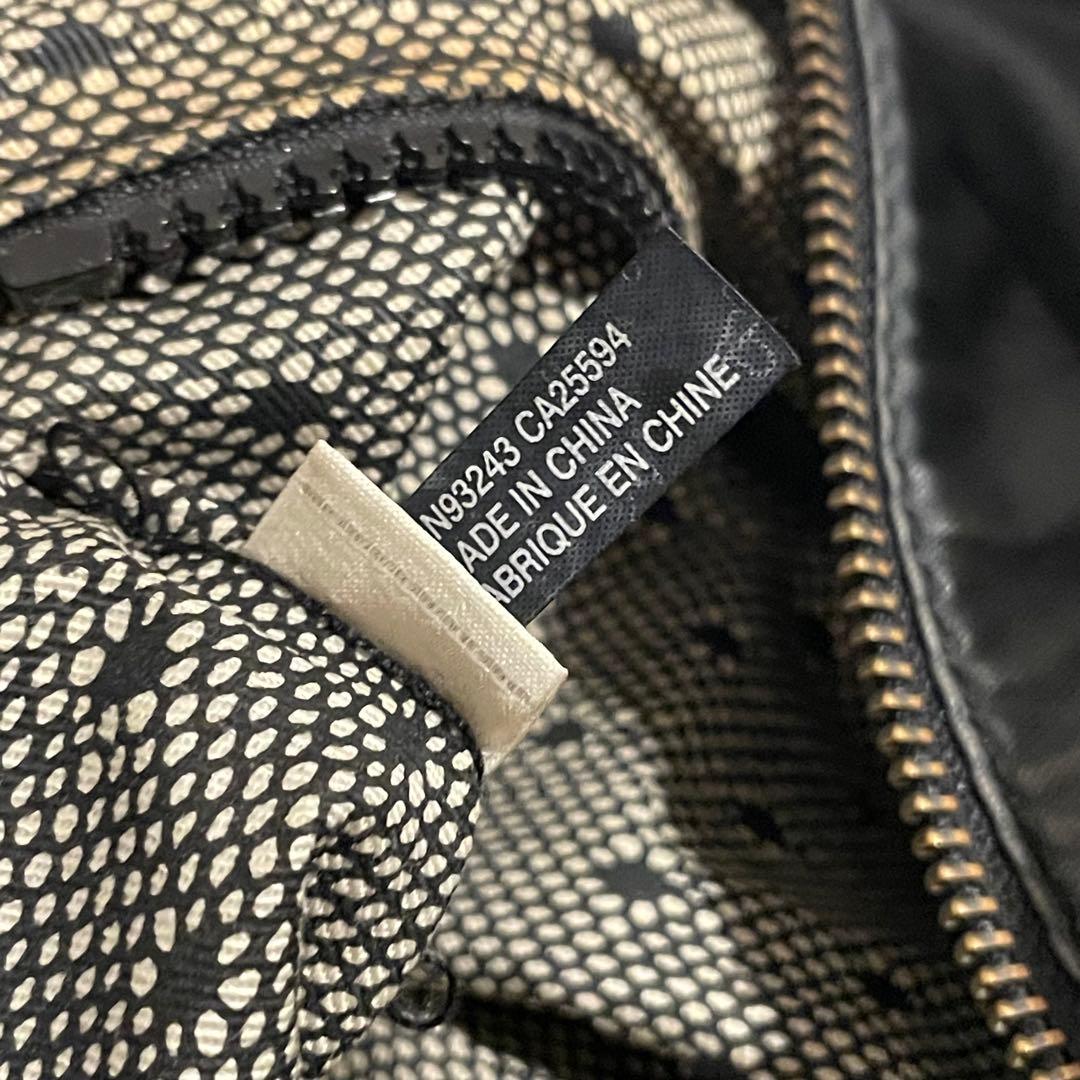 DIESEL y2k archiveメタリック加工 トートバッグ ブラックカーキ