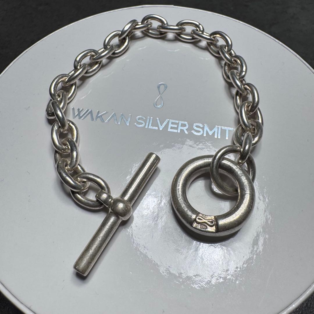 【即購入可】ワカンシルバースミス　Hook connect bracelet