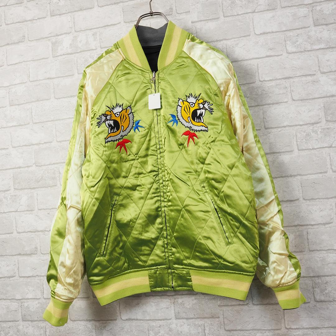 希少/タグ付き【ディズニー×デスバレー】ミッキー刺繍/リバーシブル スカジャン