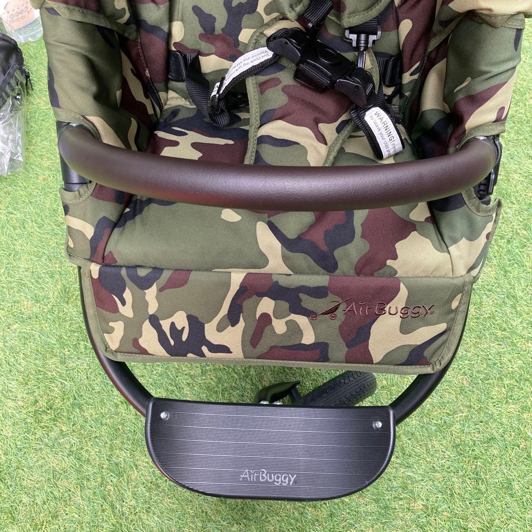 【美品】Air Buggy エアバギーココブレーキ　迷彩柄　3輪ベビーカー