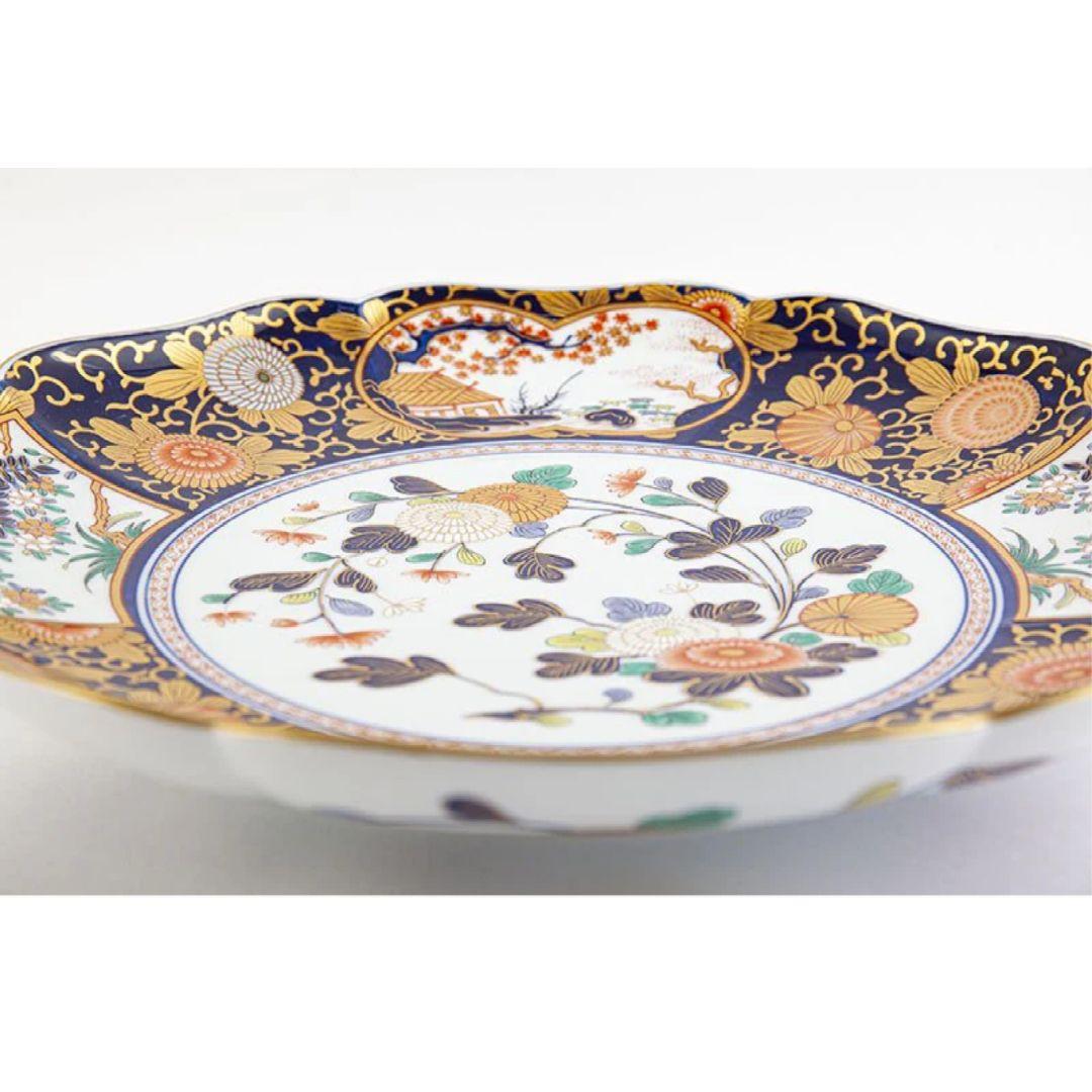 賞美堂 琳派古伊万里様式 盛皿・大 木箱入