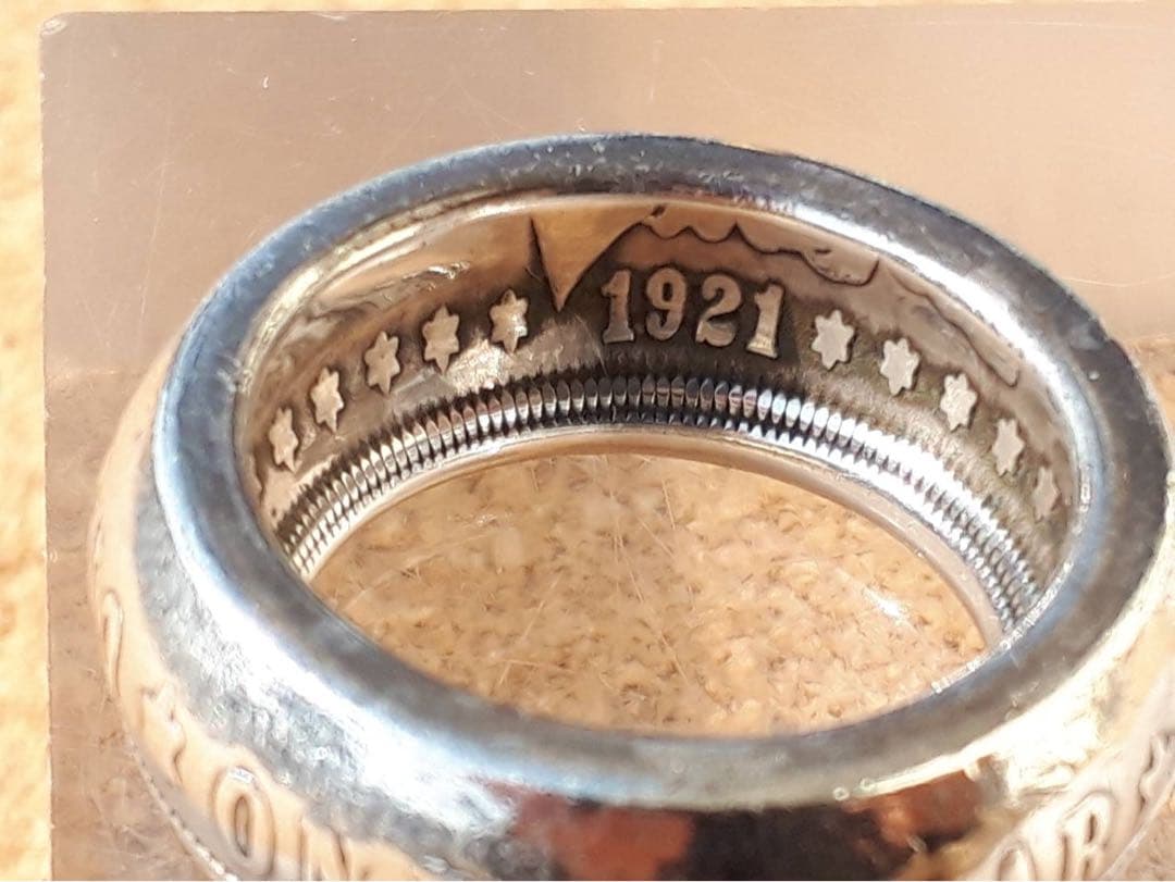 最終※希少 ノースワークス 1ドル モーガン 肉厚 リング 指輪 10号