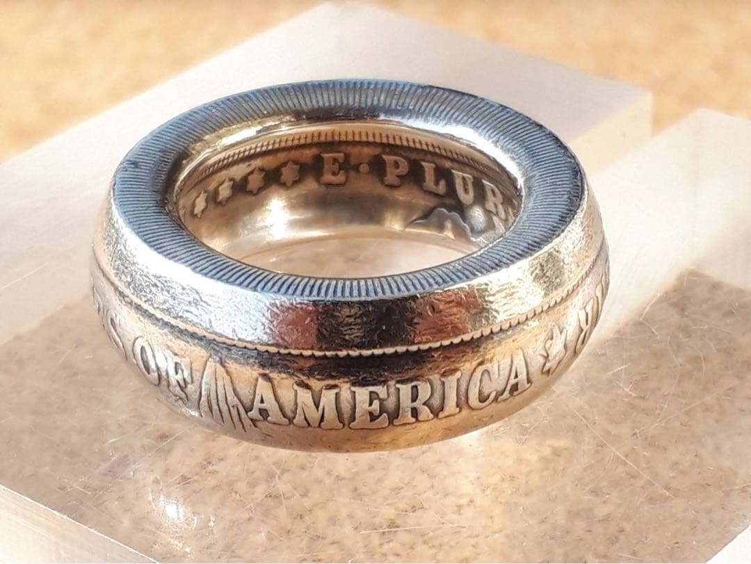 最終※希少 ノースワークス 1ドル モーガン 肉厚 リング 指輪 10号